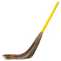 Phool Jhadu Natural Garo Hill Grass with 49.5cm Heavy Duty Plastic Handle