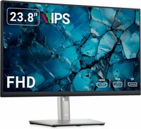 Dell P2422H 24 Inch, FHD Monitor 1920x1080 Pixels, IPS Panel, 3-Year Warranty, Low BlueLight Technology