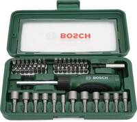 Lowest Bosch 46 Piece Screwdriver Set (Black and Silver) (Pack of 46)