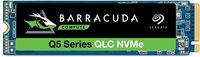 Seagate Barracuda Q5 SSD 500GB up to 2400 MB/s - Internal M.2 NVMe PCIe Gen3 ×4, 3D QLC for Desktop or Laptop, 1-Year Rescue Services (ZP500CV3A001)