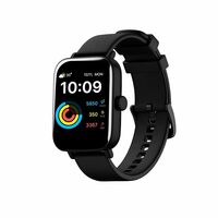 Cult.Sport Beats 1.85" HD Screen, 320 * 386, 600 nits, BT Calling, Crown Control, TWS Pairing Smartwatch (Black Strap, Free Size)
