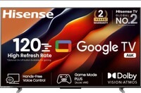 Hisense A6K 139 cm (55 inch) Ultra HD (4K) LED Smart Google TV 2023 Edition with Hands Free Voice Control, Dolby Vision & Atmos and 120 High Refresh Rate Mode