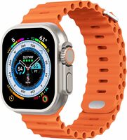 Like Star® T800 Ultra Smart Watch with Beautiful Strap, Bluetooth Calling Smart Watch, 1.99" Touch Display with Fitness & Outdoor, Health & Medical Tracker, 8 Unique UI Interactions (Orange)