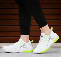 SPY FAST Trenddy Tainer Lace-ups Sporty Casuals Running Shoes For Men (White)