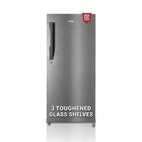 Haier 190L 4-Star Direct Cool Single Door Refrigerator (2024 Model, HED-204DS-P, Dazzle Steel)