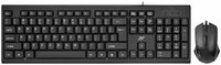 Ant Value FKBRI01 Wired USB Multi-Device Keyboard  (Black) OM100 Wired Optical Mouse