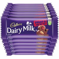 Cadbury Dairy Milk Fruit and Nut Chocolate Bar, 1.2 Kilograms (Pack of 12)