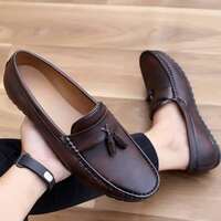 Loafers For Men (Brown)