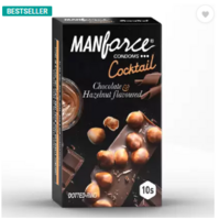 (Lowest Price) (10 Sheets) MANFORCE Cocktail with Dotted-Rings Condom (10 Sheets)