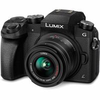  Panasonic LUMIX G7 16.00 MP 4K Mirrorless Interchangeable Lens Camera Kit with 14-42 mm Lens (Black) 