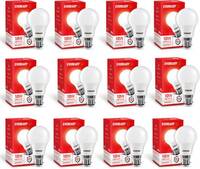 EVEREADY 10 W Standard B22 LED Bulb  (White, Pack of 12)