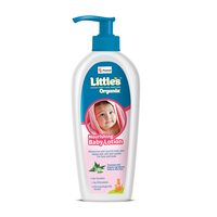 Little's Organix Nourishing Baby Lotion 400ml - Pump Pack | Dermatologically tested | With Organic Aloe Vera & Neem | pH balanced | All skin types | Prevents Dryness and soothes dry skin from 1st use