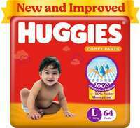 Huggies Baby Diaper Pants - L (64 piece) ( 7.7 / unit )