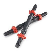 SPIRO Black Color Plastic Grip Inside Pipe Dumbell Rod Pair Perfect