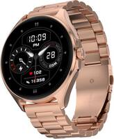 Fire-Boltt Apollo 3 Luxury Stainless Steel 1.43" Super AMOLED, BT Calling Smartwatch  (Rose Gold Strap, Free Size)
