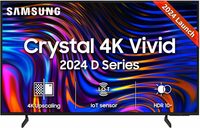 Samsung 108 cm (43 inches) D Series Crystal 4K Vivid Ultra HD Smart LED TV UA43DUE70BKLXL (Black)