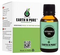 Sample @199 Earth N Pure Vitamin E Oil for Body Massage, Skin Care, Hair Growth, Skin Nourishment & Nails | 30 ML