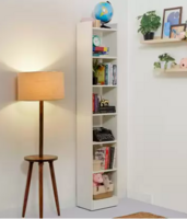 GREEN SOUL Alba Book Shelf Engineered Wood Open Book Shelf  (Finish Color - White, DIY(Do-It-Yourself))