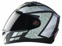 Steelbird SBA-1 Cesar ISI Certified Full Face Graphic Helmet with Smoke Visor