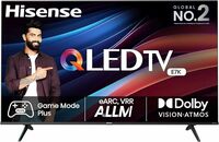 Hisense 108 cm (43 inches) 4K Ultra HD Smart QLED TV 43E7K (Black)