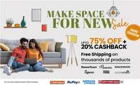 Pepperfry: What The Fry Deals upto 82% off (9 May) 