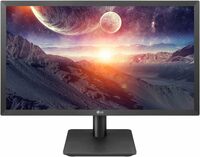 LG Full HD 21.5 Inches (54.5 cm) 1920 X 1080 Pixels, Wide Angle VA LCD Monitor - AMD Freesync, 75 Hz, with VGA, HDMI, Audio Out Ports, 3 Year Warranty- 22MP410(Black)
