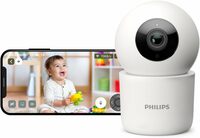 PHILIPS 3MP Wi-Fi CCTV HSP3500 Indoor 360° Security CCTV Camera for Home| 2K(1296p) Resolution | Pan, Tilt & Zoom | 2 Way Talk | Motion & Sound Detect | 2 Year Brand Replacement Warranty