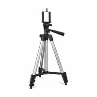 Amazon Basics 3110 Aluminium Lightweight Tripod with Mobile Phone Holder