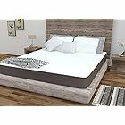 wakeup INDIA Memory Foam Mattress | 10 Years Warranty | Orthopedic Mattress, Double Bed Medium Firm Mattresses | Memory Foam 6 inch Mattresses (Double Size- 72x48x6 inch, White)