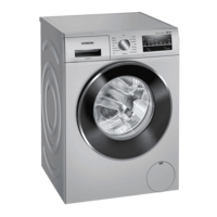 SIEMENS 8 kg 5 Star Inverter Fully Automatic Front Load Washing Machine (iQ500, WM14J46SIN, Wave Drum, Platinum Silver)