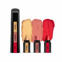 RENEE Fab Face 3 In 1 Makeup Stick Diva 4.5gm|Includes Eyeshadow, Blush & Lipstick| 