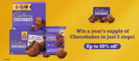 Flipkart X Cadbury: Win a year's supply of chocobakes
