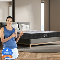 Centuary Mattresses Sleepables Ortho Pocketed Zero Partner Disturbance Plush Quilted 8 inch King Pocket Spring Mattress  (L x W: 72 inch x 72 inch)