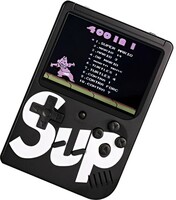 Sup R35X Retro 400+ Classic Video Games Portable Handheld Gaming Console 64 GB with 3.5" Screen, Contra, Turtles, Tank, Bomber Man, Aladdin, Etc (Black, Pocket Console)