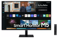 Samsung M5 27 inch Full HD VA Panel with embedded TV Apps, PC-less productivity Ultrawide Game View Smart Monitor 