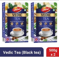 Dabur Vedic Premium Ayurvedic Herbs Black Tea [ 2 x 500g] 1kg