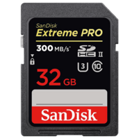 SanDisk Extreme Pro SDHC 32GB Class 10 300MB/s Memory Card