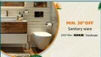 Sanitary Ware Min 30% Off - Brands Plantex Kohlar - Hindware & more + 10% cashback Reward
