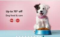 Amazon - Dog Food & Care Upto 70% - Brands - Pedigree Drools & More + Bank Offers