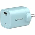 Stuffcool Nuevo PD20W Made in India Smallest Wall Charger Charges iPhones 50% in 30 Mins Perfect for Latest iPhone 15,14,13,12 (Nuevo Blue)