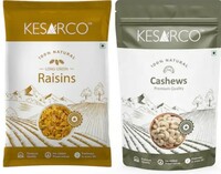 Cashew and Raisin combo - 200gm each by Kesarco @ 179