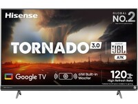 Hisense 164 cm (65 inches) 4K Ultra HD Smart QLED TV 65E7K (Black) or Tornado 3.0 Series 4K Ultra HD Smart LED Google TV 65A7K (Black)