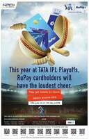 IPL Playoff Tickets Early Sale for Rupay CC & Rupay Select/Platinum DC