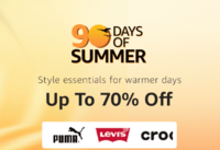 Amazon 90 Days of Summer- Up to 70% Off on Clothing & Accessories