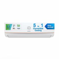 Godrej 1 Ton 3 Star, 5-In-1 Convertible Cooling Inverter Split AC