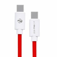 ZEBRONICS TT65 Type C charging cable, PD 65W max, for Laptop | Smartphone