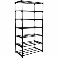 HEGZI Book Shelf, Book Shelf for Home Library, Portable Book Shelf, Unbreakable Material, 7 Layer - Pack of 1