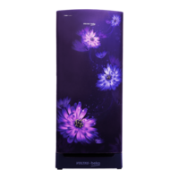 VOLTAS beko 183 Litres 4 Star Direct Cool Single Door Refrigerator with Stabilizer Free Operation (RDC215B / W0DBR0M0, Dahlia Blue)