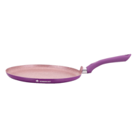 WONDERCHEF Royal Velvet 24cm Non Stick Aluminium Dosa Tawa (Induction Compatible, Even Heat Distribution, Purple)