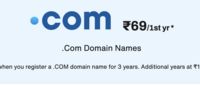 Bigrocks - .com domain in Rs.69 Only | 1st year